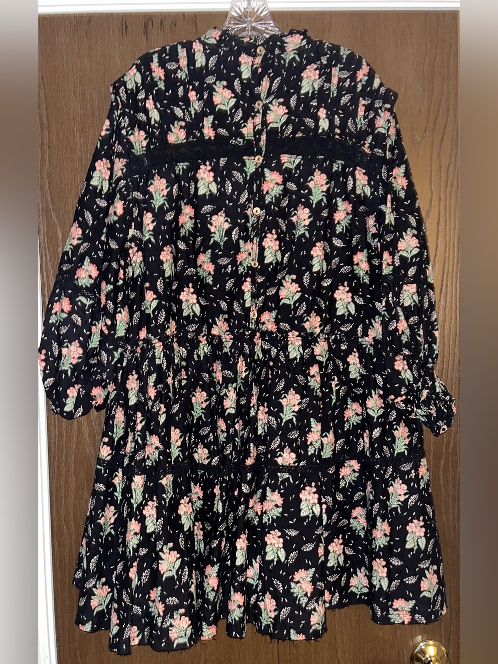 NWT Pilcro Long-Sleeve Mock-Neck Swing Mini Dress size Large - Picture 7 of 14